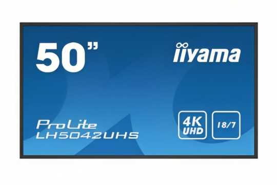  Фото информационный дисплей iiyama 50" lh5042uhs-b3 - фото 1