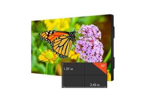  Фото видеостена 4x4 nec un552s 55" (шов: 0,88) - фото 3