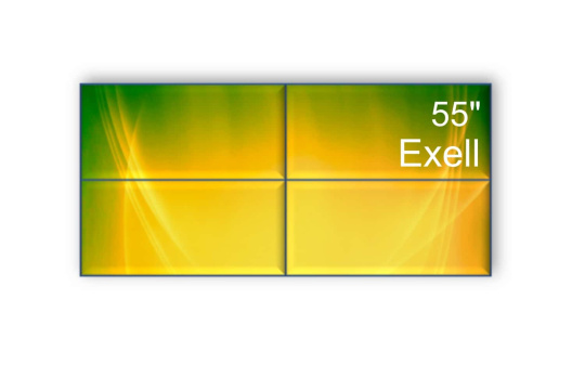 Изображение Видеостена 2x2 Exell 55" EXPD-WA55AB05