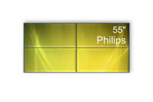  Фото видеостена 2x2 philips 55" 55bdl3107x/02 - фото 2