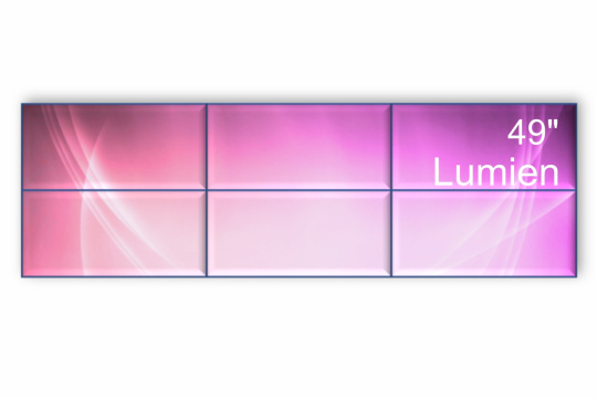 Изображение Видеостена 3x2 Lumien 49" LMW4935LLRU