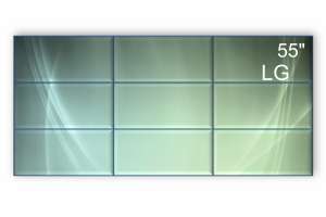  Фото видеостена 3x3 lg 55" 55vsm5j - фото 2