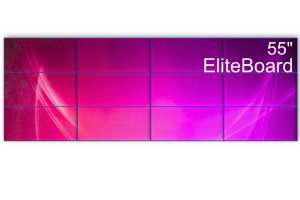  Фото видеостена 4x3 eliteboard 55" pk557fdln - фото 2