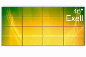  Фото видеостена 4x4 exell 46" expd-wa46ab05 - фото 2