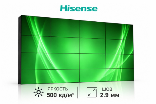 Изображение Видеостена 4x4 Hisense 55" 55VW25E