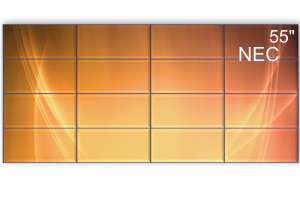  Фото видеостена 4x4 nec un552s 55" (шов: 0,88) - фото 2