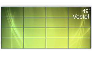  Фото видеостена 4x4 vestel wu49b-2h* 49" (шов: 3,5) - фото 2